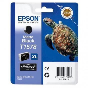 EPSON T1578 (C13T15784010) - originální cartridge, matně černá, 26ml