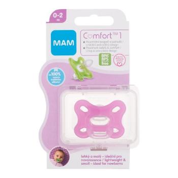 MAM Comfort 1 Silicone Pacifier 0-2m Pink 1 ks dudlík pro děti