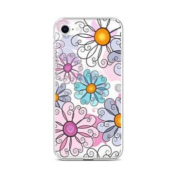 TopQ Kryt iPhone SE 2022 silikon Colorful Daisy 73952 (Sun-73952)