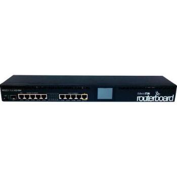 MikroTik RouterBOARD RB2011UiAS-RM 5x Gbit LAN, 5x 100 Mbit LAN, microUSB, SFP, do racku, PoE, L5, RB2011UiAS-RM