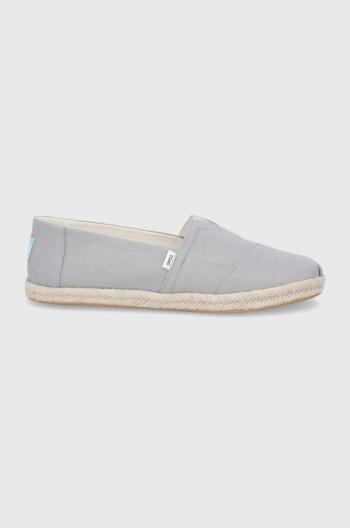 Espadrilky Toms Alpargata Rope šedá barva