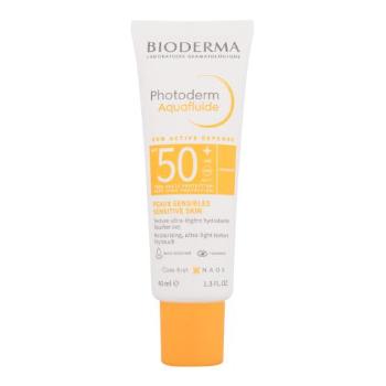 BIODERMA Photoderm Aquafluide Invisible SPF50+ 40 ml opalovací přípravek na obličej unisex na citlivou a podrážděnou pleť