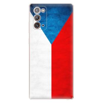 Odolné silikonové pouzdro iSaprio - Czech Flag - Samsung Galaxy Note 20