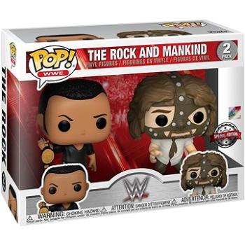 Funko POP! WWE S13 2PK The Rock vs. Mankind (889698546119)