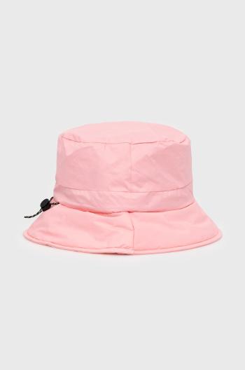 Klobouk Rains 20040 Padded Nylon Bucket Hat růžová barva