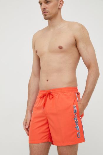 Plavkové šortky Quiksilver oranžová barva