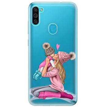 iSaprio Kissing Mom - Blond and Girl pro Samsung Galaxy M11 (kmblogirl-TPU3-M11)