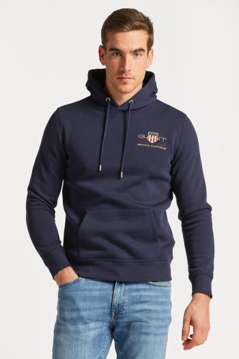 MIKINA GANT MEDIUM ARCHIVE SHIELD HOODIE modrá S