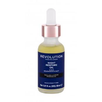 Revolution Skincare Night Restore Oil 30 ml pleťové sérum na všechny typy pleti; na rozjasnění pleti; výživa a regenerace pleti