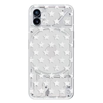 Odolné silikonové pouzdro iSaprio - Stars Pattern - white - Nothing Phone (1)