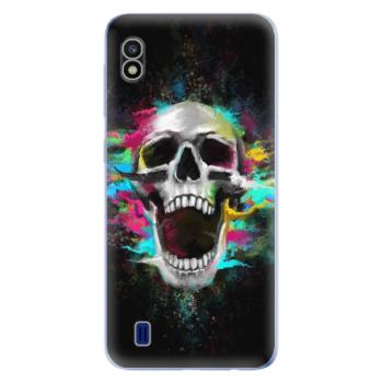 Odolné silikonové pouzdro iSaprio - Skull in Colors - Samsung Galaxy A10