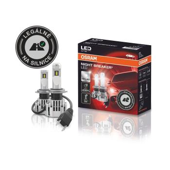 Sada LED autožárovek H7, 12V, 19W, PX26d, Night Breaker LED (2ks)