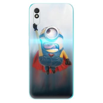 Odolné silikonové pouzdro iSaprio - Mimons Superman 02 - Xiaomi Redmi 9A