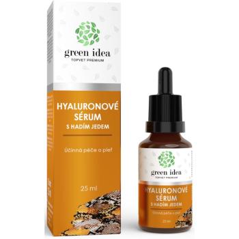 Green Idea Topvet Premium Hyaluronové sérum s hadím jedem pleťové sérum pro zralou pleť 25 ml