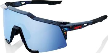 100% Speedcraft - Black Holographic/Hiper blue Multilayer Mirror Lens uni