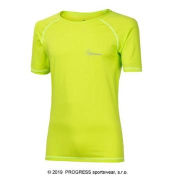 PROGRESS ST NKR pánské funkční tričko s krátkým rukávem XL sv.zelená