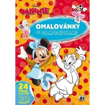 Disney A4 MINNIE Omalovánky se samolepkami, mix, velikost