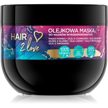 Eveline Cosmetics I'm Bio Hair 2 Love intenzivní vyživující maska na suché a porézní vlasy 300 ml