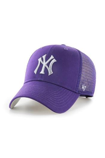 Čepice 47brand Mlb New York Yankees fialová barva, s aplikací