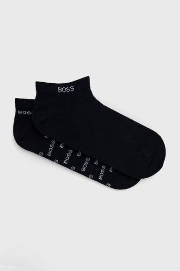 Ponožky BOSS ( 2-pak) pánské, tmavomodrá barva