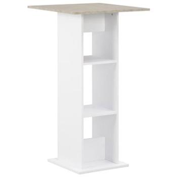 Barový stůl bílý 60x60x110 cm (280208)