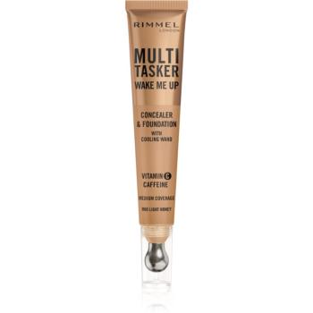 Rimmel Multi-Tasker Wake Me Up make-up a korektor pro rozjasnění pleti odstín 60 Light Honey 20 ml