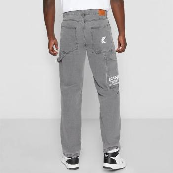 Karl Kani Retro Baggy Workwear Denim Light Grey - W 34