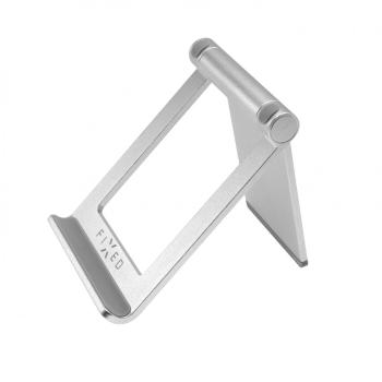 FIXED Hliníkový stojánek Frame TAB na stůl pro mobilní telefony a tablety FIXFR-TAB-SL, stříbrný - zánovní