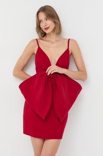 Šaty Elisabetta Franchi červená barva, mini