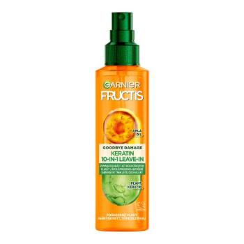 Garnier Fructis Goodbye Damage Keratin 10-In-1 Leave-In 150 ml bezoplachová péče pro ženy na poškozené vlasy