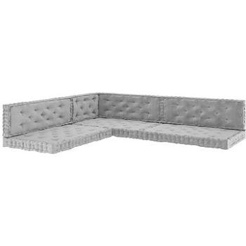 Podušky na nábytek z palet 7 ks šedé bavlna (3068605)