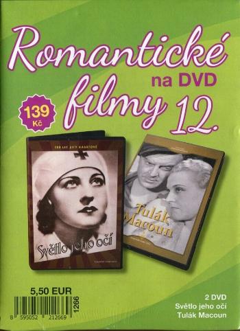 Romantické filmy na DVD 12 - kolekce (2 DVD) - digipack