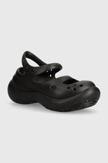 Sandály Crocs Phaedra dámské, černá barva, na platformě, 209560