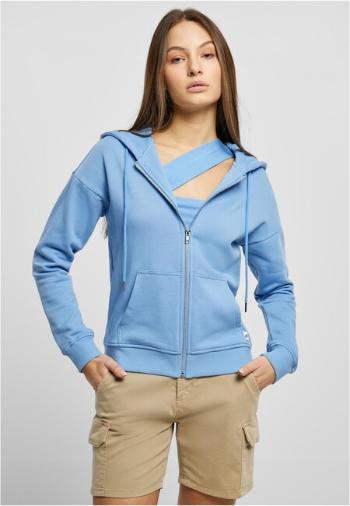 Urban Classics Ladies Organic Terry Zip Hoody horizonblue - 3XL