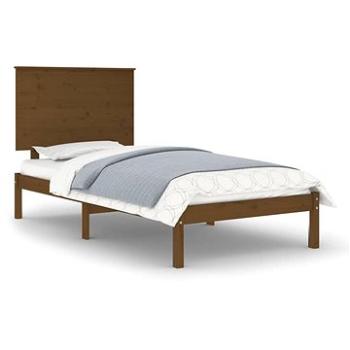 Rám postele medově hnědý masivní dřevo 75 × 190 cm Small Single, 3104766 (3104766)