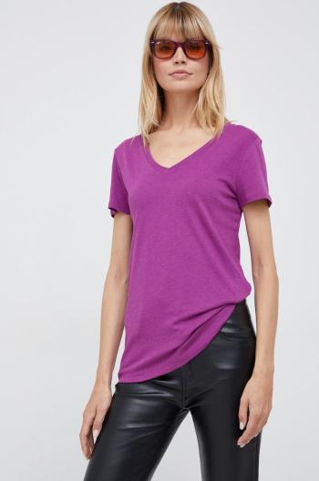 Tričko GAP fialová barva
