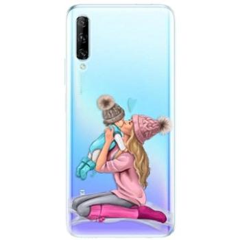 iSaprio Kissing Mom - Blond and Boy pro Huawei P Smart Pro (kmbloboy-TPU3_PsPro)