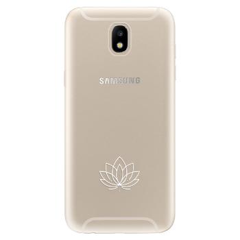 Odolné silikonové pouzdro iSaprio - čiré - Lotos - Samsung Galaxy J5 2017