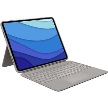 Logitech Combo Touch pro iPad Pro 12.9" (5. generace), písková - US INTL (920-010258)