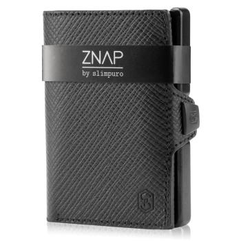 Slimpuro ZNAP, tenká peněženka, 8 karet, složka mince, 8 × 1,5 × 6 cm (Š × V × H), RFID ochrana