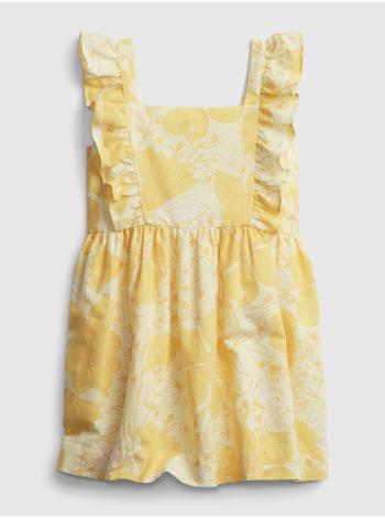 Žluté holčičí dětské šaty sl flutter apr