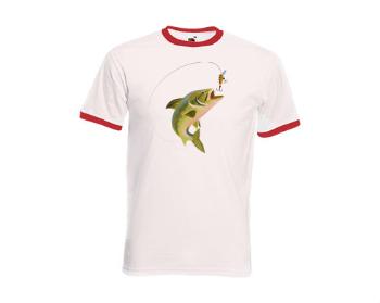 Pánské tričko s kontrastními lemy Rybaření
