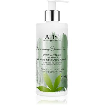 Apis Natural Cosmetics Cannabis Home Care zklidňující tonikum pro suchou až citlivou pleť 300 ml