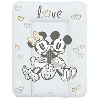 CEBA BABY přebalovací podložka měkká na komodu 50 × 70 cm, Disney Minnie & Mickey Grey (5907672336657)