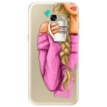 iSaprio My Coffe and Blond Girl pro Samsung Galaxy A5 (2017) (coffblon-TPU2_A5-2017)