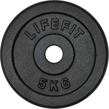 Lifefit KOTOUČ 5KG 30MM Nakládací kotouč, černá, velikost 5 KG