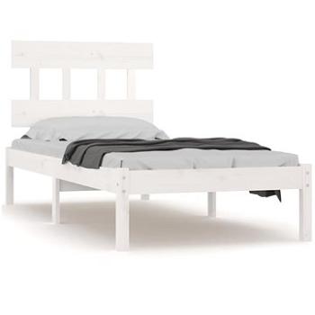 Rám postele bílý masivní dřevo 90 × 190 cm Single, 3104704 (3104704)