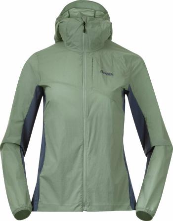 Bergans Rabot Lt Windbreaker Women Jade Green/Orion Blue XS Outdorová bunda