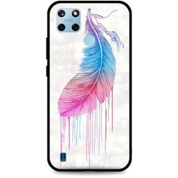 TopQ Kryt LUXURY Realme C21Y pevný Feather 69754 (Sun-69754)