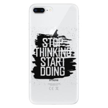 Odolné silikonové pouzdro iSaprio - Start Doing - black - iPhone 8 Plus